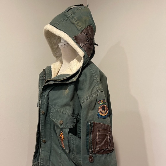 ✨HP✨🤘Vintage 80’s bomber coat - Picture 3 of 5